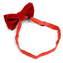 Load image into Gallery viewer, Men's Velvet Banded Bow Tie