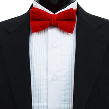 Load image into Gallery viewer, Men's Velvet Banded Bow Tie