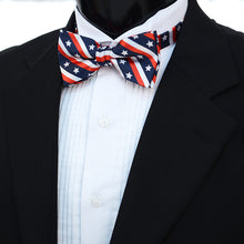 Load image into Gallery viewer, Men's U.S Flag Pattern Banded Bow Tie
