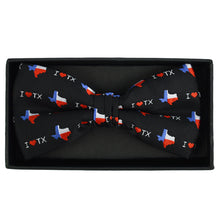 Load image into Gallery viewer, Men's I Love Texas Banded Bow Tie