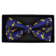 Load image into Gallery viewer, Men's Brass Instruments Banded Bow Tie