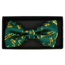 Load image into Gallery viewer, Men's Brass Instruments Banded Bow Tie