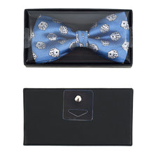 Load image into Gallery viewer, Men's Dice Pattern Banded Bow Tie