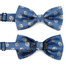 Load image into Gallery viewer, Men's Dice Pattern Banded Bow Tie