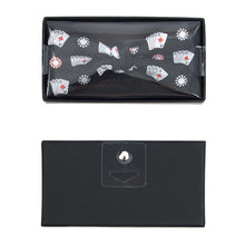 Load image into Gallery viewer, Men's Poker Chips & Cards Banded Bow Tie