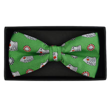 Load image into Gallery viewer, Men's Poker Chips & Cards Banded Bow Tie