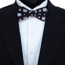 Load image into Gallery viewer, Men's Poker Chips & Cards Banded Bow Tie