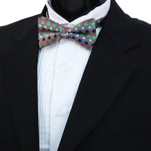 Load image into Gallery viewer, Men's Poker Card Suits Pattern Banded Bow Tie
