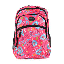 Load image into Gallery viewer, Parquet Guitar Pattern Pink Novelty Backpack