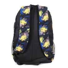 Load image into Gallery viewer, Artistic print backpack with mesh pockets and zip compartments