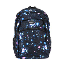 Load image into Gallery viewer, Parquet backpack with galaxy and starburst pattern