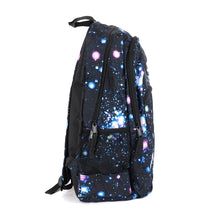 Load image into Gallery viewer, Cosmic print backpack with side mesh pockets