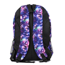Load image into Gallery viewer, Parquet Space Pattern Novelty Backpack
