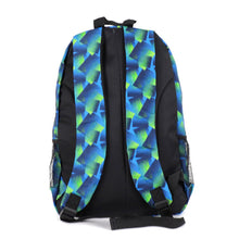 Load image into Gallery viewer, Bold pattern backpack with dual compartments back