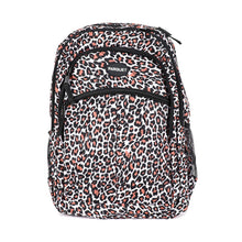 Load image into Gallery viewer, Cheetah print Parquet backpack with mesh side pockets
