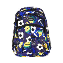 Load image into Gallery viewer, Soccer & Football Pattern Novelty Backpack