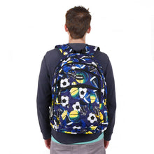Load image into Gallery viewer, Soccer & Football Pattern Novelty Backpack