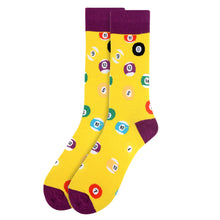 Load image into Gallery viewer, Men's Socks - Billiard Novelty Socks