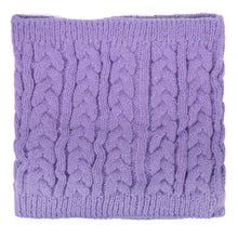 Load image into Gallery viewer, Cable Knit Neck Warmer for Winter