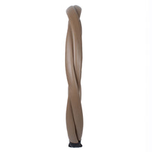 Load image into Gallery viewer, Nollia brown vegan leather twist headband side view