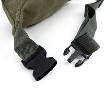 Load image into Gallery viewer, Olive Tactical fanny pack buckles opened