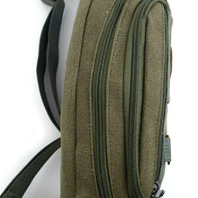 Load image into Gallery viewer, Olive Tactical fanny pack zippered
