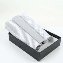 Load image into Gallery viewer, Men's Boxed Fancy Cotton Handkerchiefs 3 Piece Set