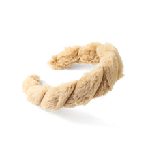 Load image into Gallery viewer, Nollia C-Shaped Faux Fur Twisted Headband – Cozy Winter Hair Accessory (4 Colors)