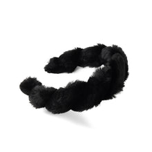 Load image into Gallery viewer, Nollia C-Shaped Faux Fur Twisted Headband – Cozy Winter Hair Accessory (4 Colors)