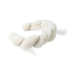 Load image into Gallery viewer, Nollia C-Shaped Faux Fur Twisted Headband – Cozy Winter Hair Accessory (4 Colors)