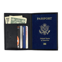 Load image into Gallery viewer, RFID Genuine Leather American Eagle Embossing Passport Case
