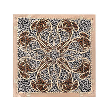 Load image into Gallery viewer, Satin Polyester Leopard Baroque Print Scarf