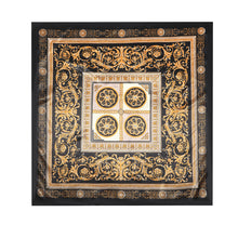 Load image into Gallery viewer, Satin Polyester Rococo Print Scarf