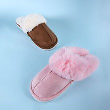 Load image into Gallery viewer, Women’s Faux Fur Indoor Slippers – Cozy Slip-On House Shoes