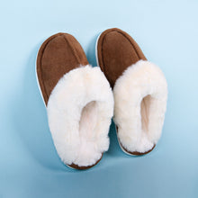 Load image into Gallery viewer, Women’s Faux Fur Indoor Slippers – Cozy Slip-On House Shoes