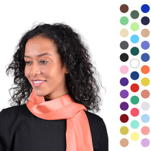 Load image into Gallery viewer, Solid Polyester Satin Scarf
