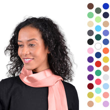 Load image into Gallery viewer, Solid Polyester Satin Scarf