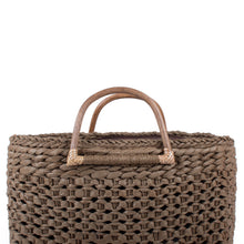 Load image into Gallery viewer, Nollia straw handbag in natural woven finish