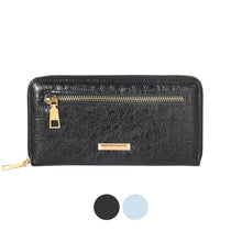 Load image into Gallery viewer, Textured PU Leather Zip Wallet