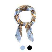 Load image into Gallery viewer, Satin Polyester Rococo Print Scarf
