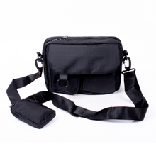 Load image into Gallery viewer, Westend mini nylon crossbody messenger bag with front pocket