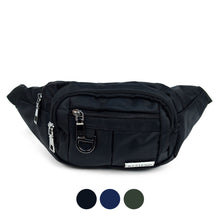 Load image into Gallery viewer, Westend tactical fanny pack in black with color swatch
