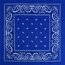 Load image into Gallery viewer, Cotton Bandana Navy & Red Duo Pack