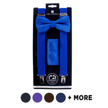 Load image into Gallery viewer, Men's Suspenders - Solid Color Clip-on