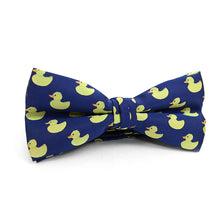 Load image into Gallery viewer, Men's Blue Duck Banded Bow Tie