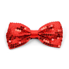 Load image into Gallery viewer, Men's Big & Tall Sparkle Sequin Banded Bow Tie