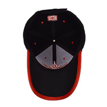 Load image into Gallery viewer, Parquet Canada Leaf Black & Red 3D Embroidered Baseball Cap