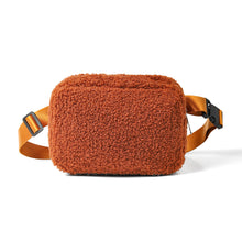 Load image into Gallery viewer, camel Sherpa Belt Bag with Buckle Closure – Nollia