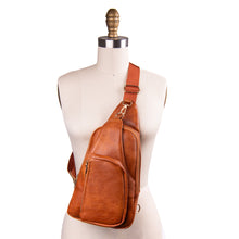 Load image into Gallery viewer, Ladies PU Crossbody sling bag with Adjustable Strap