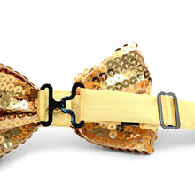 Load image into Gallery viewer, Men’s 2.5" Sparkle Sequin Banded Bow Tie – Pre-Tied, 9 Colors